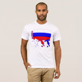 サッカーのロシアの軽いTシャツ Tシャツ (正面フル)