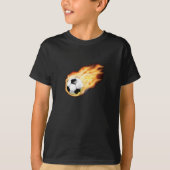 サッカーのワイシャツのための火 Tシャツ (正面)