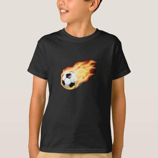 サッカーのワイシャツのための火 Tシャツ (正面)