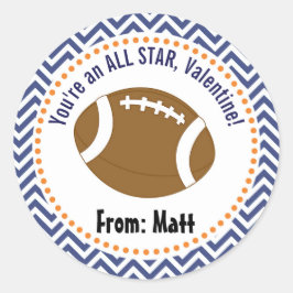 サッカーのヴァレンティヌパーソナライズされたス学名 ラウンドシール
