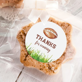 サッカーの一年中下り1歳の誕生日パーティー ラウンドシール