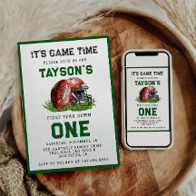 サッカーの一年目が終わる1歳の誕生日