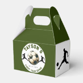 サッカーの一歳目切り1歳の誕生日 フェイバーボックス (裏面サイド)