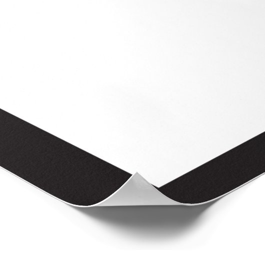 サッカーの上品な黒白を愛する女の子 ポスター (角)