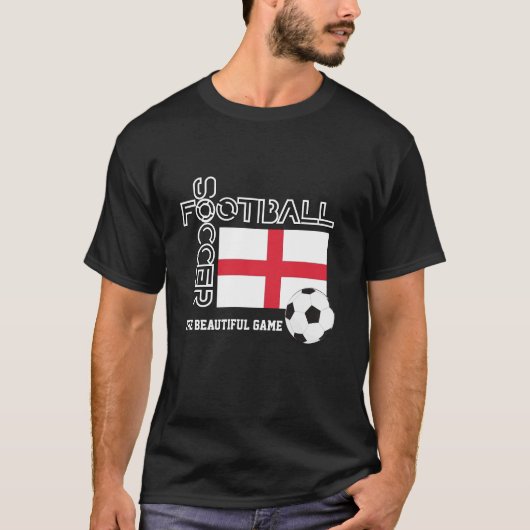 サッカーの世界サッカー国旗 Tシャツ (正面)