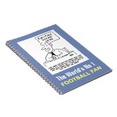 サッカーの世界ナンバーワンのファン ノートブック (右側)