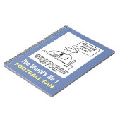 サッカーの世界ナンバーワンのファン ノートブック (左側)