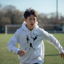 サッカーの世界 キッズパーカー