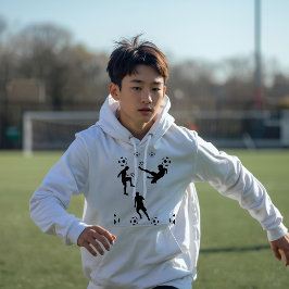 サッカーの世界 キッズパーカー
