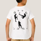 サッカーの世界Tシャツ Tシャツ (裏面)