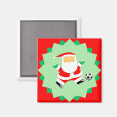 サッカーの休日のギフトストッキング マグネット (正面/裏面)