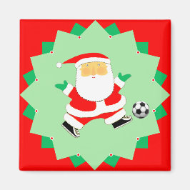 サッカーの休日のギフトストッキング マグネット