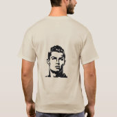 サッカーの伝説的アイコン クリスティアーノ・ロナウド Tシャツ (裏面)
