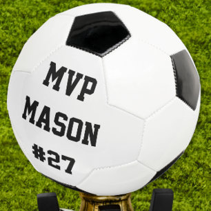 サッカーの個人化選手番号名MVP サッカーボール