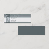 サッカーの優雅さ スキニー名刺 (正面/裏面)