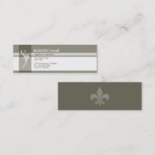 サッカーの優雅さ スキニー名刺 (正面/裏面)