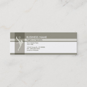 サッカーの優雅さ スキニー名刺