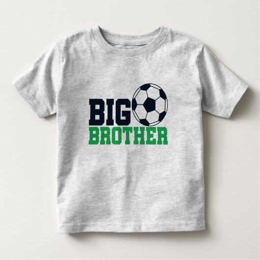 サッカーの兄Tシャツ トドラーTシャツ (正面)