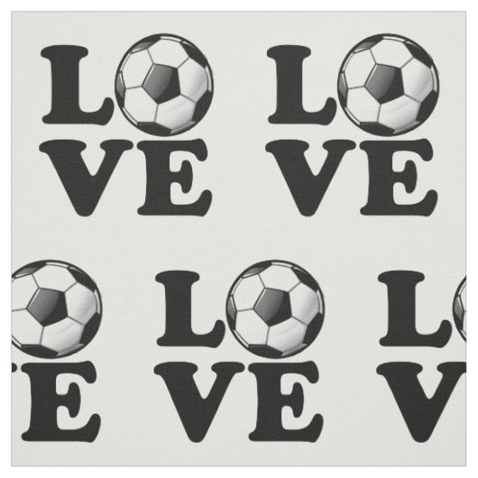 サッカーの光沢のあるサッカーボールのための愛 ファブリック (見本)