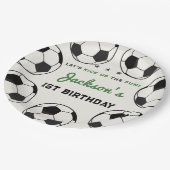サッカーの全星誕生日会 ペーパープレート (アングル)