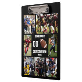 サッカーの写真コラージュ クリップボード (左)