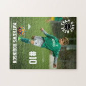 サッカーの写真 ジグソーパズル (横)