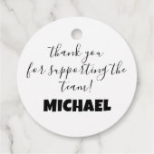 サッカーの写真 フェイバータグ (裏面)