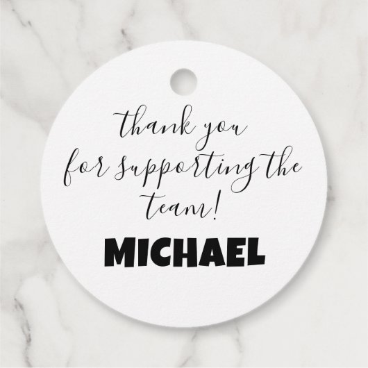 サッカーの写真 フェイバータグ (裏面)