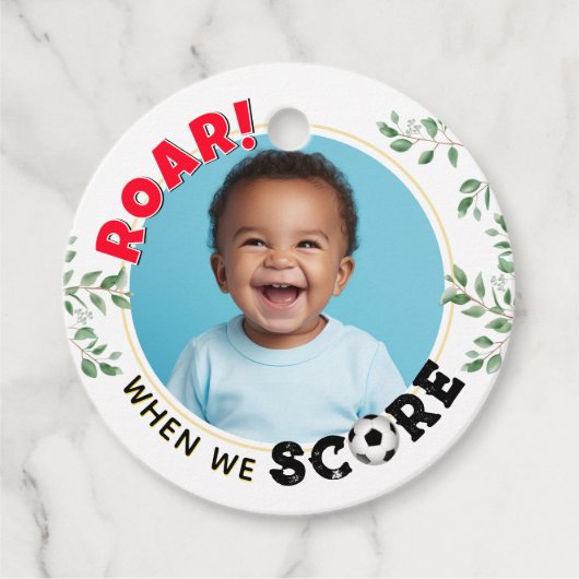 サッカーの写真 フェイバータグ (正面)