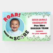 サッカーの写真 横断幕 (横)