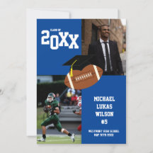 サッカーの卒業式スポーツブルー発表