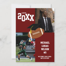 サッカーの卒業式スポーツマルーン発表