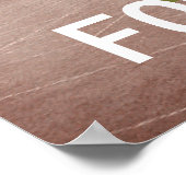 サッカーの古学校 ポスター (角)