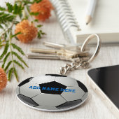 サッカーの名カスタマイズ前 キーホルダー (側面)