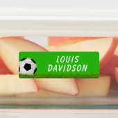 サッカーの名前キッズ ラベル (貼付)