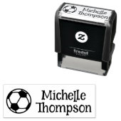 サッカーの名前スタンプ セルフインキングスタンプ (インサイチュ)