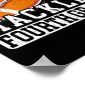 サッカーの四級に挑む ポスター (角)
