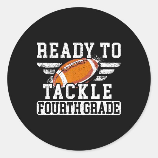 サッカーの四級に挑む ラウンドシール (正面)