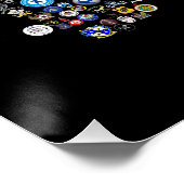 サッカーの地図(Cymru) ポスター (コーナー)