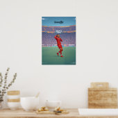 サッカーの壁アート - 「黙らせろ」 勇気づけられる ポスター (キッチン)