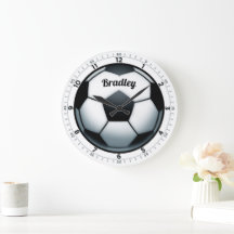 サッカーの壁時計