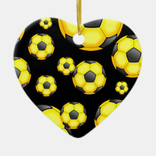 サッカーの壁紙 セラミックオーナメント