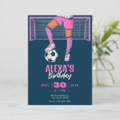 サッカーの女の子/サッカーの女の子 招待状 (スタンド正面)