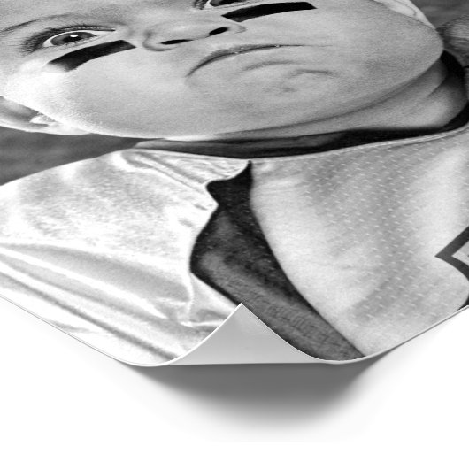 サッカーの女の子 ポスター (角)