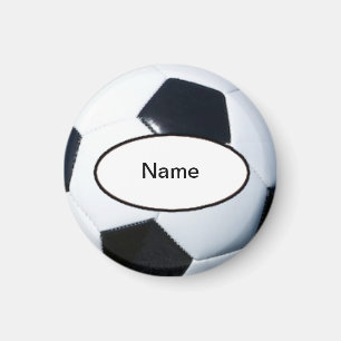 サッカーの女性 マグネット