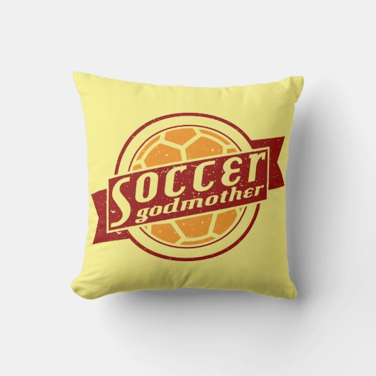 サッカーの女神の名前と数 クッション (正面)