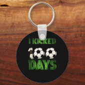 サッカーの子どもScの100日を蹴飛ばした キーホルダー (正面)