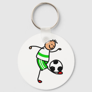 サッカーの子供 キーホルダー