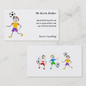サッカーの子供 名刺 (正面/裏面)