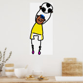 サッカーの子 ポスター (キッチン)